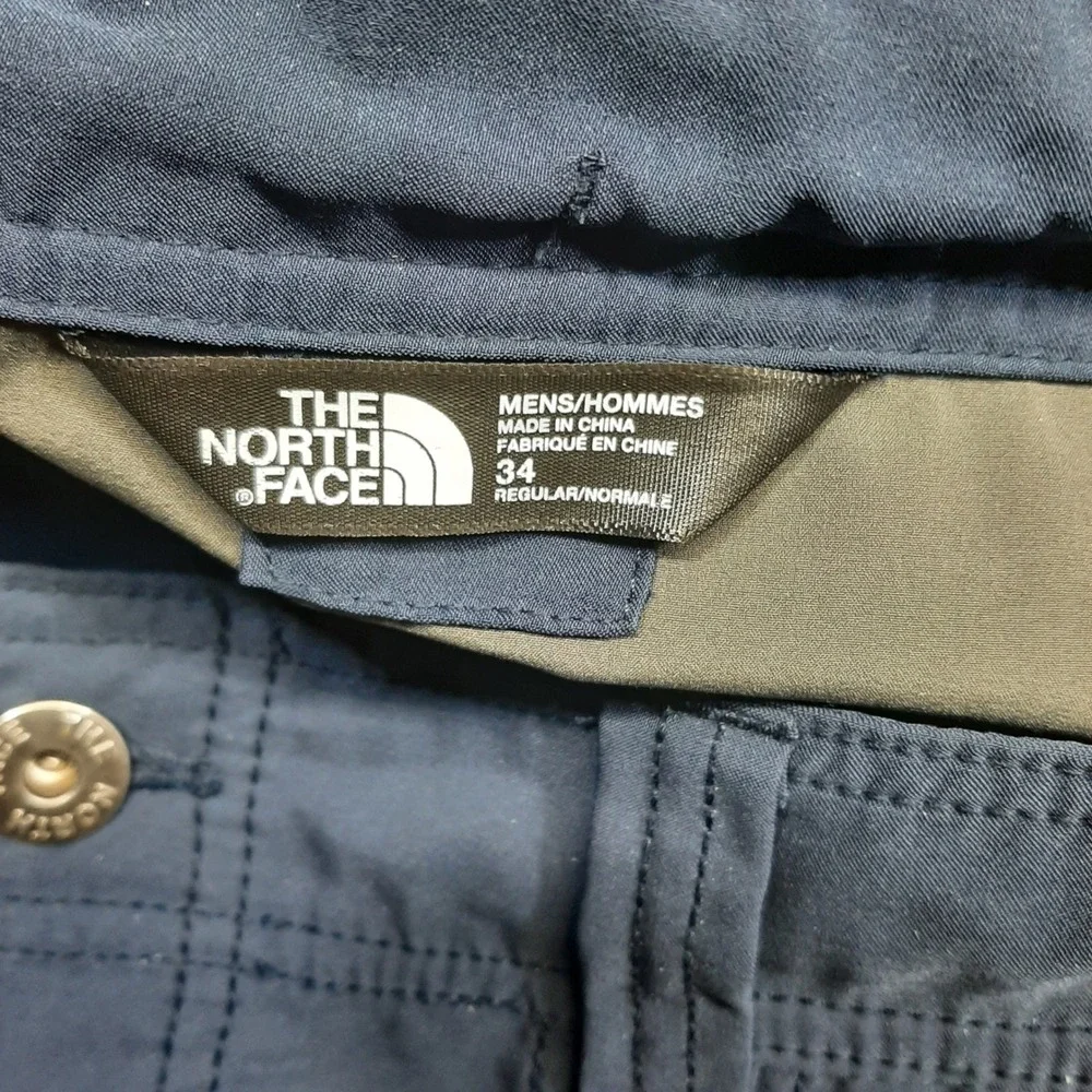 The North Face Hiking Shorts CEZ8 34 Navy Blue Mens Outdoor Gorpcore Drawstring